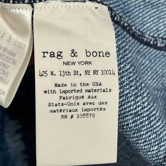 RAG & BONE Denim T-Shirt Dress small - Picture 9 of 11